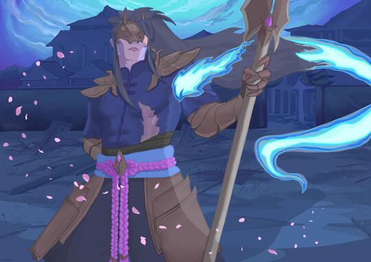 Spirit Blossom Xin Zhao Illustration